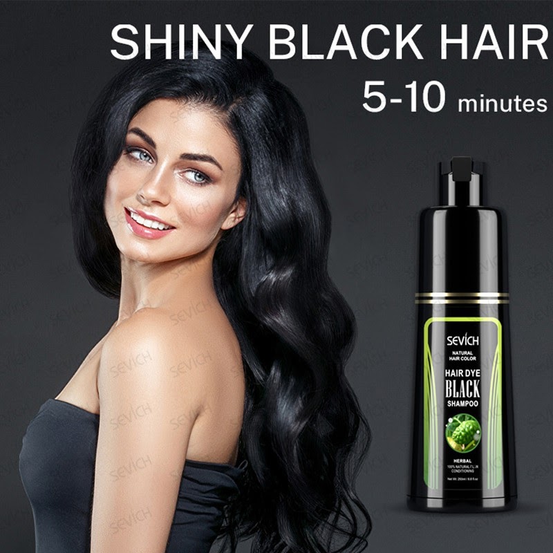 Sumber : shopee.co.id |  250ml Fast Black Hair Dye Gray Cover Natural Noni Essen