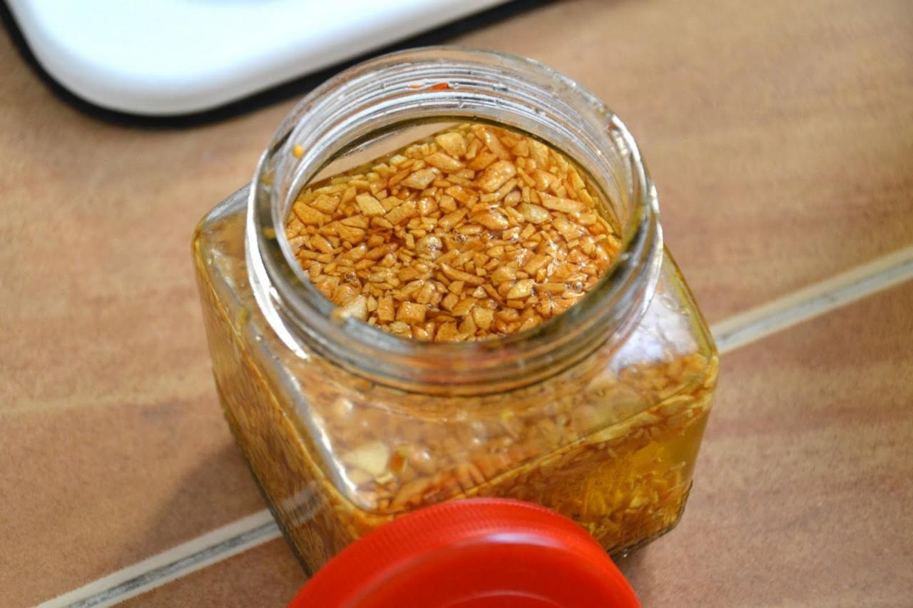 cara membuat minyak bawang untuk mie ayam