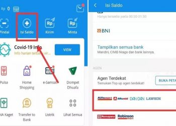 Cara Top Up DANA Melalui ATM