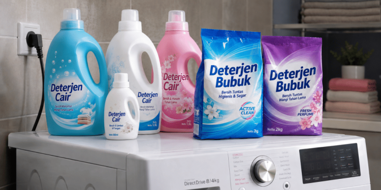 Perbedaan Deterjen Cair dan Bubuk, Mana yang Lebih Baik Untuk Usaha Laundry?